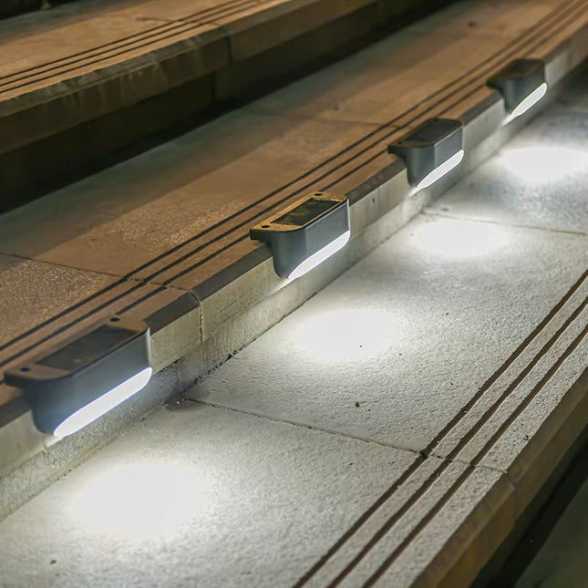 Solar Deck Lights Outdoor,Led Step Lights Waterproof Patio Decor Lights for outside Stairs,Fence,Post,Yard,Garden 2Pack