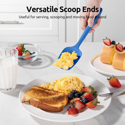 U-Taste Silicone Spoon Spatula Set of 3: 315 ℃ Heat-Resistant Food Grade Flexibl