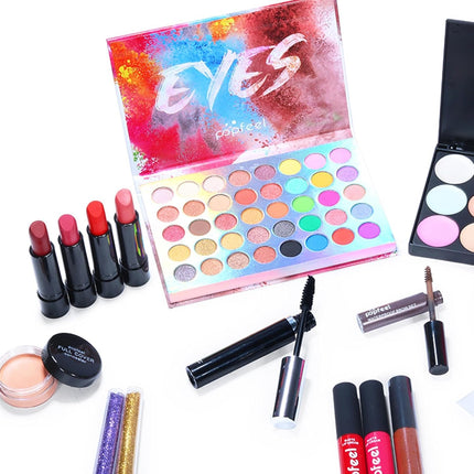 Full Makeup Kit | Women'S Makeup Sets - Professional Makeup Kit, Portablemakeup Kits Cosmetic Set Makeup Kit Makeup Bundle for Beginners