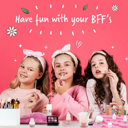 Lip Balm Studio - Lip Gloss Set - Make Your Own Lip Balm Science Kit - Great Creative Gifts for Girls Age 8-9-10-11-12+ - Explore and Learn Cosmetic Science in This Lip Gloss Making Kit
