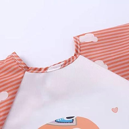 Pandaear (3 Pack Long Sleeve Bibs| Waterproof Full Sleeve Bib for Baby Infant To