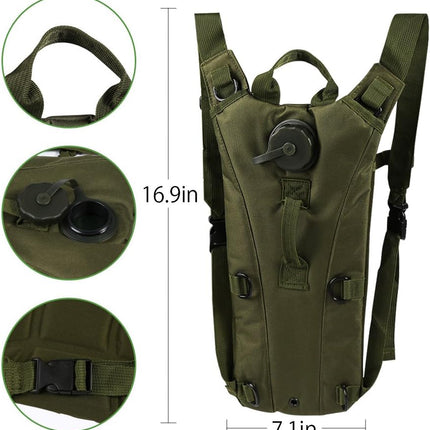 Hydration Backpack,  Water Backpack with 3L Water Bladder, Cycling Backpack for Outdoor Running Climbing Hiking Cycling Camping Bag