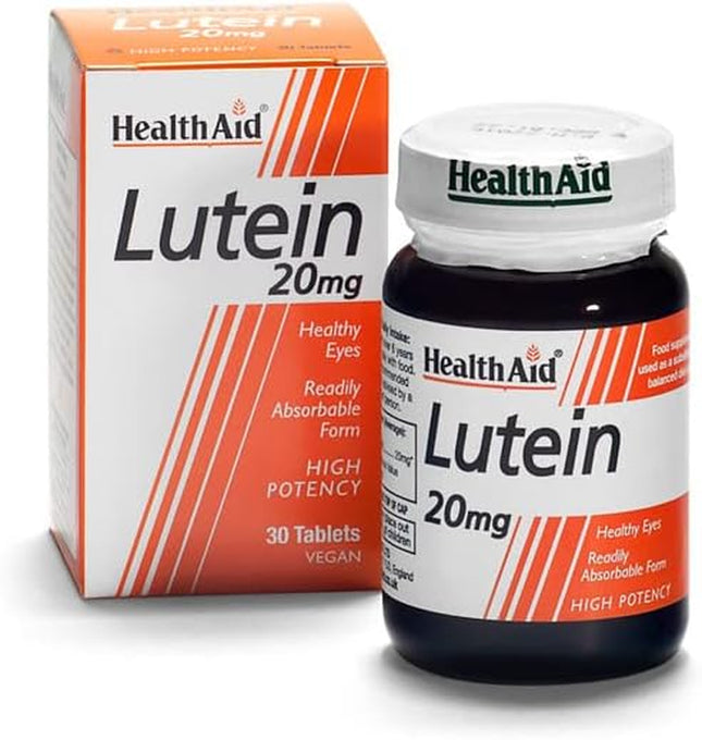 Lutein 20Mg - Carotenoid - 30 Vegan Tablets 803165