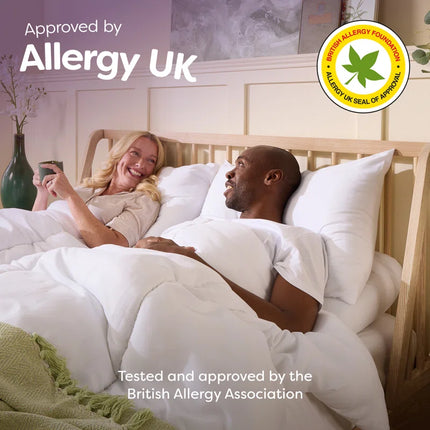 anti Allergy Firm Support Pillow Set (4) - Ideal for Side Sleepers & Spinal Alignment