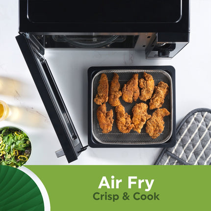 Salter Air Fryer & Microwave 2 in 1 Duowave 10 Cooking Modes with Baking Pan