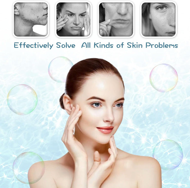 7 LED Skin Care Mask for Face and Neck Skin Rejuvenation Light Therapy Facial Care Mask and Optical Cosmetic Mask Portable.White