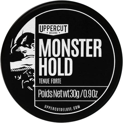 Monster Hold Pomade Midi, Heavy and Strong Hold Wax Based Product, Long Lasting and Reworkable for Traditional or Bolder Styles 30G