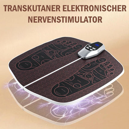 EMS Foot Massager Mat Electric Pad Blood Muscle Circulation Relief Pain LED USB