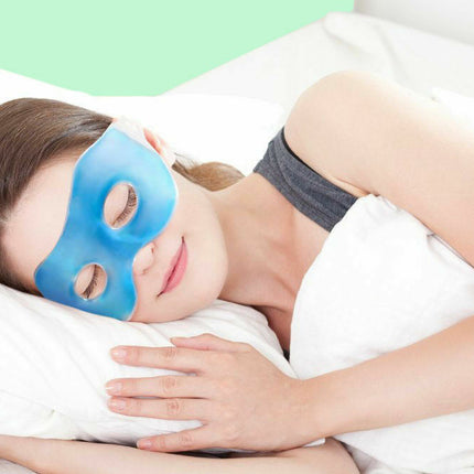 BLUE SOOTHING EYE MASK RELAXING GEL HEADACHE RELIEF COLD COOLING GEL HOT WARM