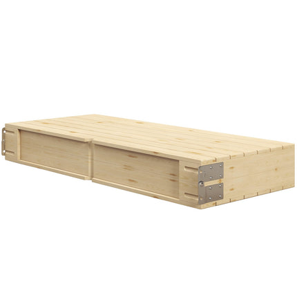 Outsunny Folding Camping Table and Chairs with Umbrella Hole, Aluminium Frame