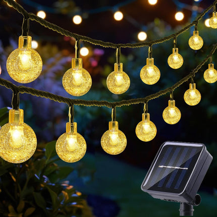 Solar Garden Lights 7M 50Leds Outdoor String Lights Waterproof 8 Modes Fairy