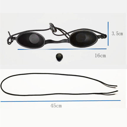 Safety Glasses Therapy for Patients Goggles Eyepatch LED Light IPL in Infrared