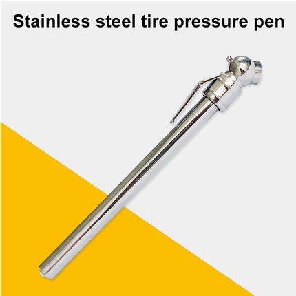2Pcs Pencil Tire Pressure Gauge,Stainless Steel Portable Tyre Air Pen Pressure Gauge Pen W/Pocket Clip for Cars Trucks,Rvs