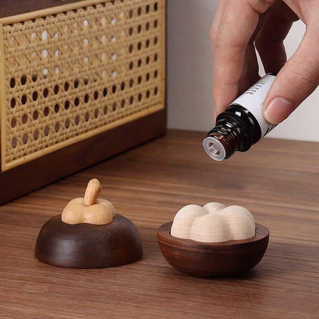 Mangosteen Shape Essential Oil Diffuser Eco Friendly Aromatherapy Diffuser Aromatherapy Non-Electric Cute Fragrance Diffuser