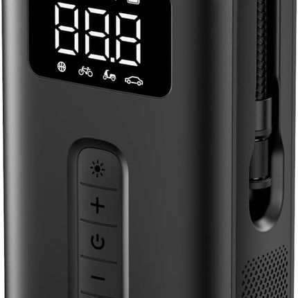 Tyre Inflator Portable Cordless Electric Air Pump 150PSI Auto-Off Car Tyre Pump with LED Light Digital Gauge for Accurate Pressure Readings for Cars, Motorcycles, Balls, All Bicycles, Etc