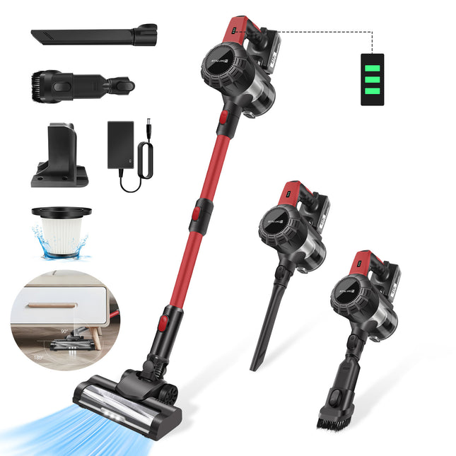 6000W Cordless Vacuum Cleaner Hoover Upright Lightweight Handheld Bagless Home