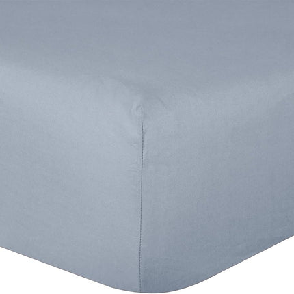Sleepdown 100% Pure Cotton Deep Fitted Sheet Warm Cosy Breathable Super Soft Bed