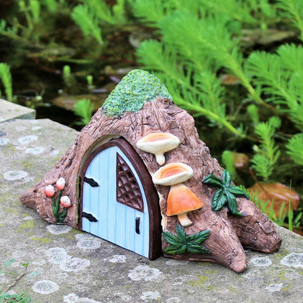 Garden Ornament Solar Fairy House Decoration Solar Powered Colour Changing LED