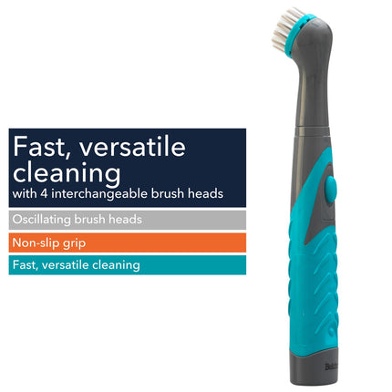 Beldray Handheld Electric Scrubber Cleaning Brush Cordless Spin Power Cleaner