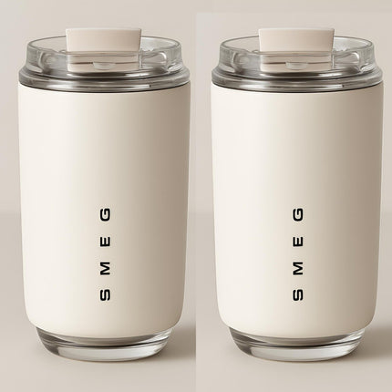 Smeg Coffee Mug Stainless Steel Travel Water Bottle Insulated Cup 8 Colors 240Ml