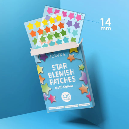 Star Pimple Patches,Hydrocolloid Patches (120 Patches),Cute Pimple Patches in 6 Colors for Face,Cute Face Stickers