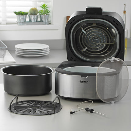Salter Digital Air Fryer 5 in 1 Electric Cooker Aero Grill Pro 6L Capacity 1750W