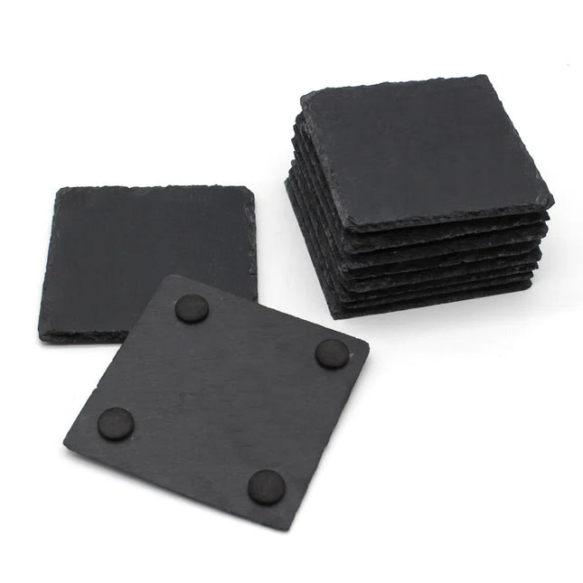 Stoneware Square 4 Piece Coaster Set
