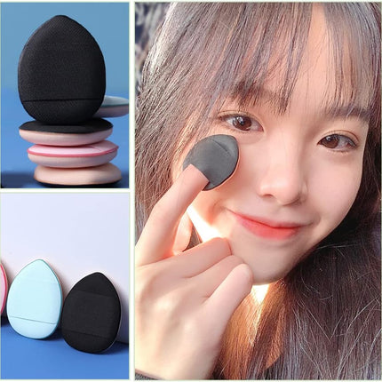 20 Pcs Finger Powder Puff Band Handle Makeup Blender Sponge Ultra Soft Mini Powder Puff for Foundation Concealer Cosmetic Foundation Sponge Mineral Powder Wet Dry Makeup Tool