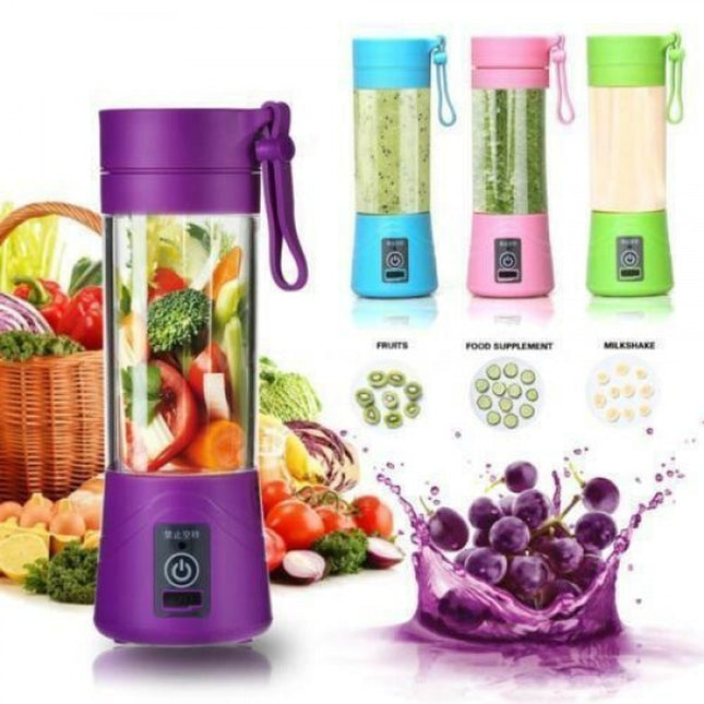 Portable 380ML Mixer Rechargeable USB Juicer Fruit Blender Shaker *PROMO*