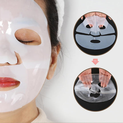Biocollagen Face Mask, 4Pcs Deep Overnight Moisturising Mask, Collagen Night Skin Care, Reduce Fine Lines Smooth Wrinkles Shrink Pores, Improve Elasticity