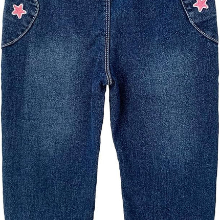 2-10Years Spring Autumn Girls 2Pcs Clothing Sets Long Sleeve Knit Sweater and Embroidery Jeans