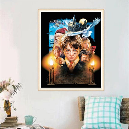 UK Harry Potter Full Drill 5D Diamond Painting Photo DIY Embroidery Cross Stitch