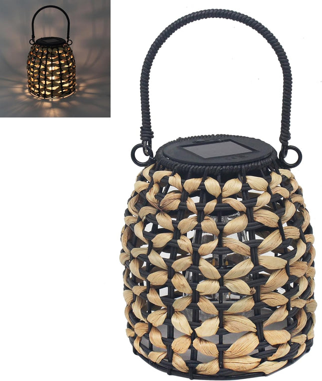 Lesser & Pavey Solar Led Lantern Natural Outdoor Lights for Garden Decorations |