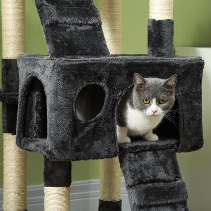 Cat Tree Kitty Activity Play Centre, Scratching Scratcher, 173Cm