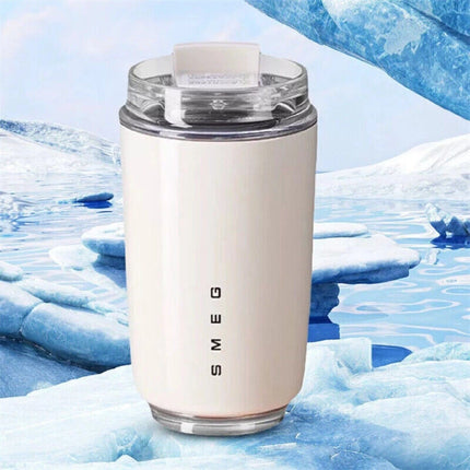 Smeg Coffee Mug Stainless Steel Travel Water Bottle Insulated Cup 8 Colors 240Ml