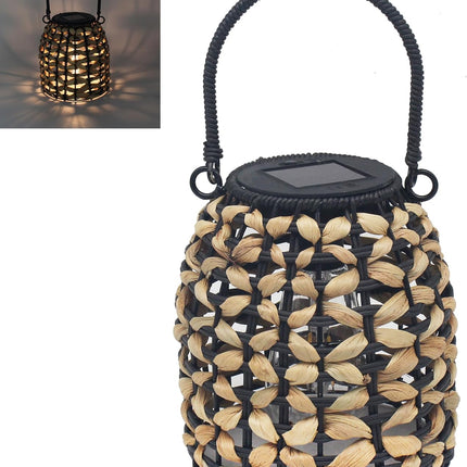 Lesser & Pavey Solar Led Lantern Natural Outdoor Lights for Garden Decorations |