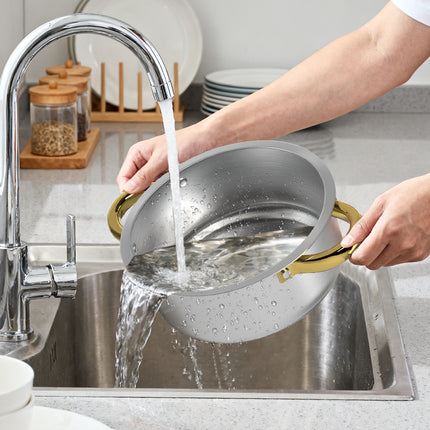 10Pc INDUCTION PAN SET GLASS LIDS STAINLESS STEEL KITCHEN COOKWARE POT