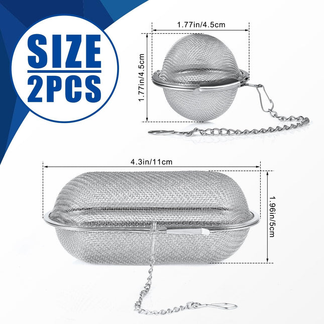 2Pcs Ultrasonic Cleaner Baskets, Fine Mesh Stainless Steel Parts Cleaning Basket