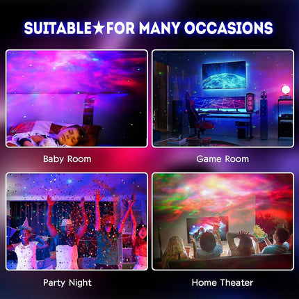 Astronaut Star Projector Galaxy Night Light Starry Nebula Space Projector Lamp