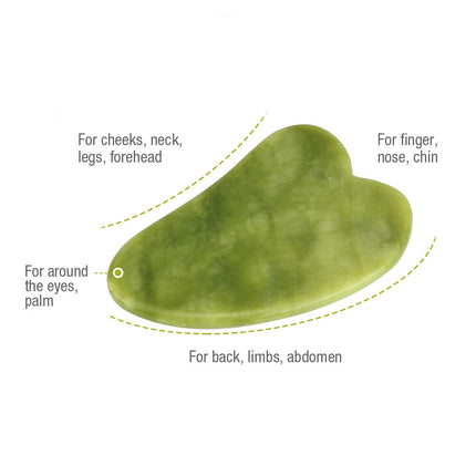 Gua Sha and Face Roller Set Jade Facial Beauty Body Eye Neck anti Ageing Tools