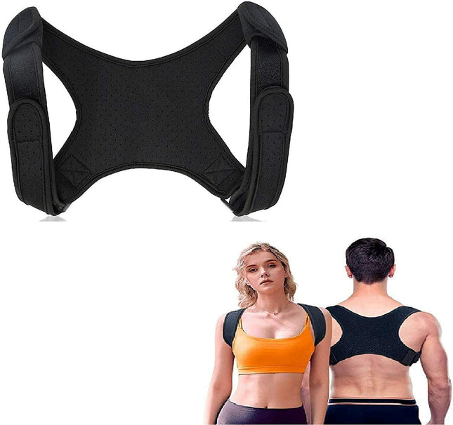 Posture Corrector – Adjustable Back Brace & Neck Straightener for Men & Women