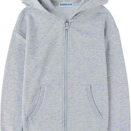 Girls Boys Zip up Hoodie Soft Fleece Sweatshirt Kids Hoodies for Toddler Zipper Hoodie Jacket (Age 3-12 Years)