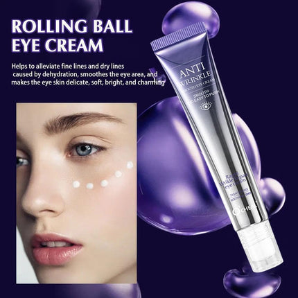 Retinol Eye Cream-Eye Cream for Dark Circles and Puffy Eyes,Anti-Aging Eye Cream with Retinol Serum,Hyaluronic Acid,Retinol Serum-Anti Wrinkle Eye Cream-Moisturising Eye Bags Remover