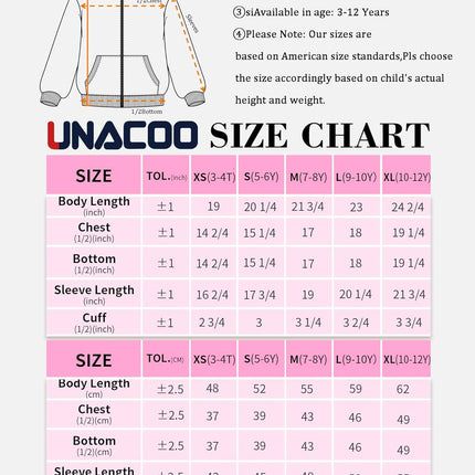 Girls Boys Zip up Hoodie Soft Fleece Sweatshirt Kids Hoodies for Toddler Zipper Hoodie Jacket (Age 3-12 Years)