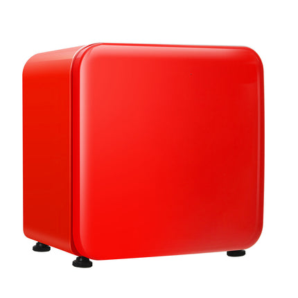 Compact Freestanding Refrigerator Table Top Mini Fridge & Cooler W/Glass Shelves