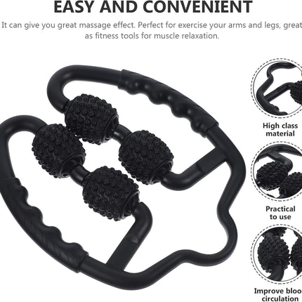 Foam Manual Roller Massager Muscle Massage Roller Massager Roller for Neck Shoulder Legs Arms Back Muscle