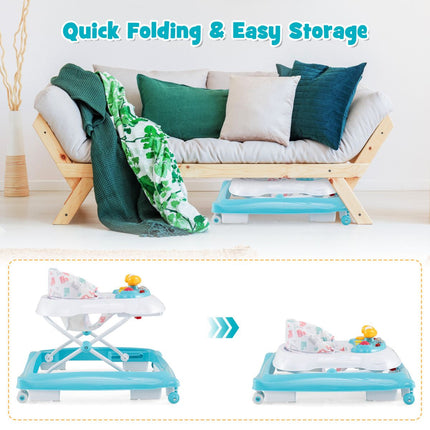 Toddler Activity Center Push Walker with 3 Adjustable Heights