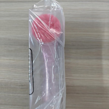 Facial Cleansing Brush, Silicone Face Scrubber, Soft Bristles Exfoliating Face Wash Brush, Pore Deep Cleansing Double Side Face Skincare Tool for Makeup Removal, Ice Flower Pink, 1 Piece