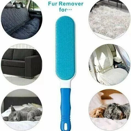 Reusable Pets Dog Cat Hair Remover Sofa Clothes Lint Cleaning Brush Fur Remover