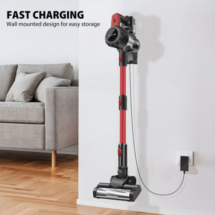 6000W Cordless Vacuum Cleaner Hoover Upright Lightweight Handheld Bagless Home